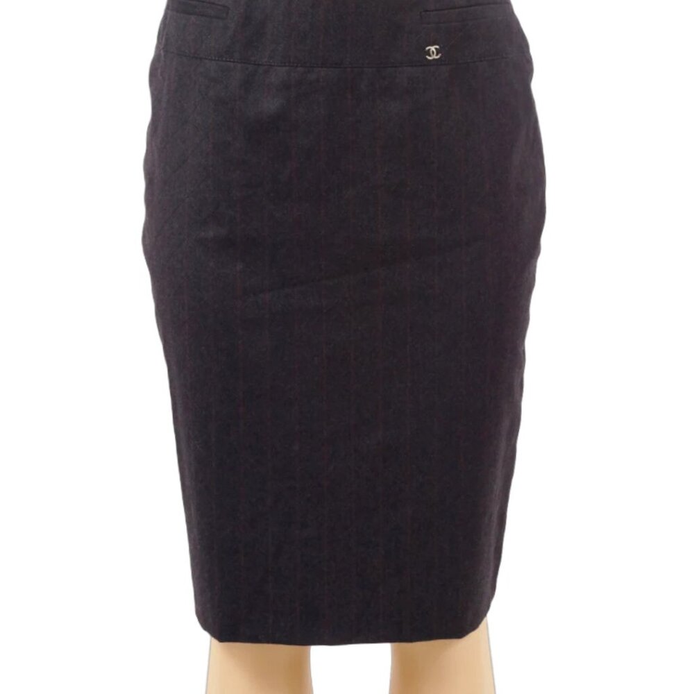 CHANEL Vintage Knee-Length Skirt